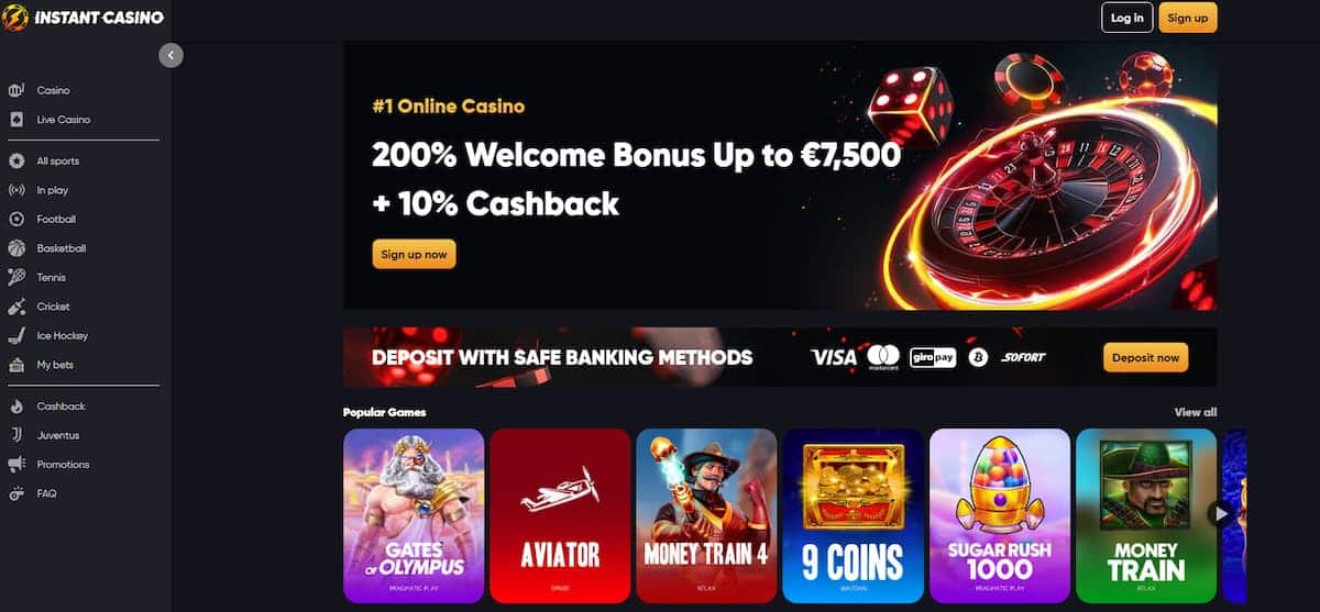 Instant Casino: de ultieme all-rounder voor sport en casino